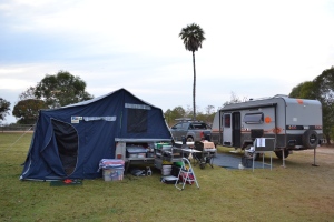 Our overnight campsite @ Musgrave Roadhouse
